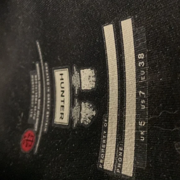 Hunter Women’s original back adj short boots Size 7 color Firth/Atlantis - Picture 11 of 15